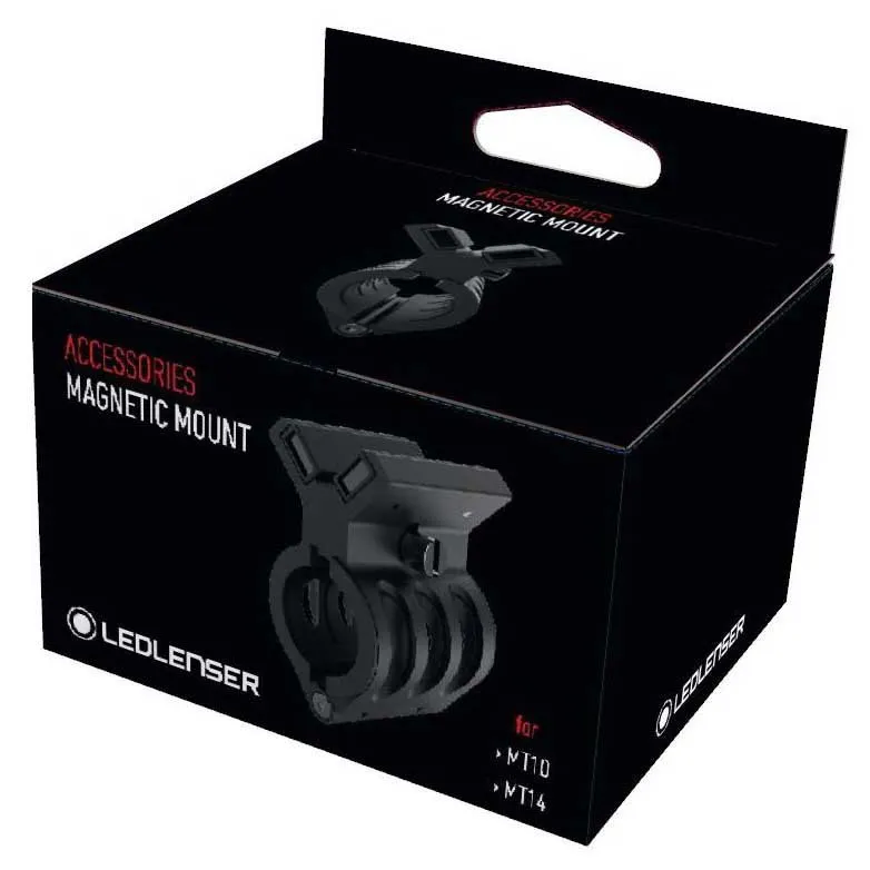 LEDLENSER Mt14/mt10 Magnetisk Adapter, Black, One Size