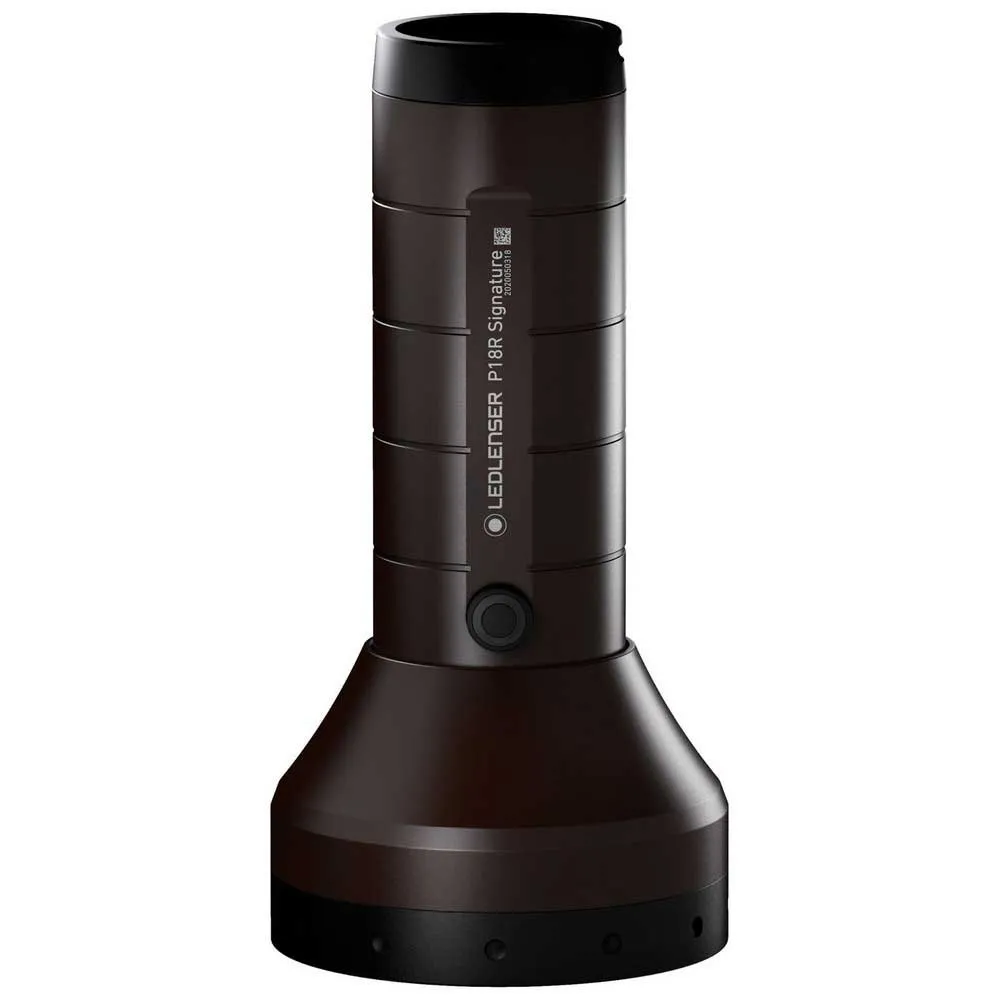 LEDLENSER P18r Signature Lommelykt, Black, 4500 Lysstyrker LEDLENSER P18r Signature Lommelykt, Black, 4500 Lysstyrker