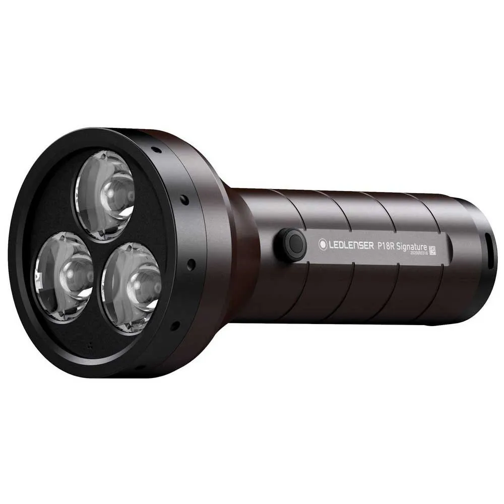 LEDLENSER P18r Signature Lommelykt, Black, 4500 Lysstyrker LEDLENSER P18r Signature Lommelykt, Black, 4500 Lysstyrker