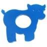 Leisis Ku Svømmebassengformer unisex, Blue / white, 65.5 x 66.5 x 4cm