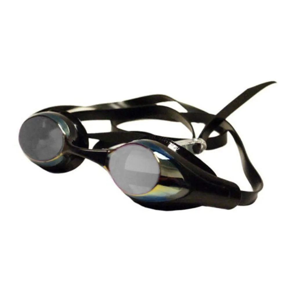 Leisis Rocket Competition Svømmebriller unisex, Black, One Size