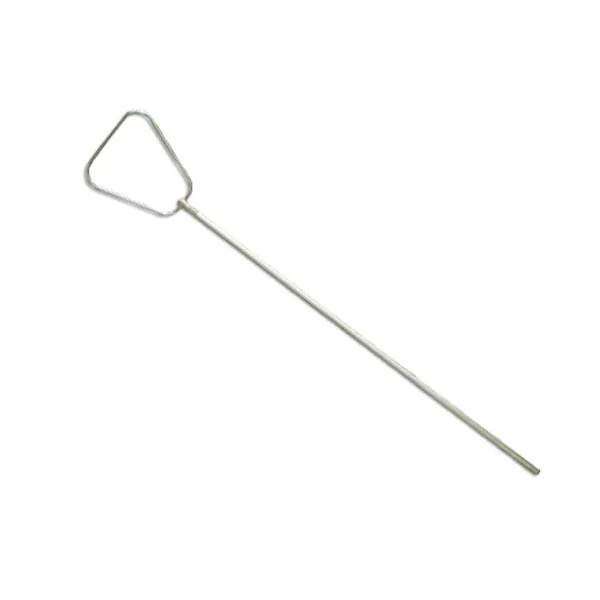 Leisis Trekantet Pinne unisex, Silver, One Size