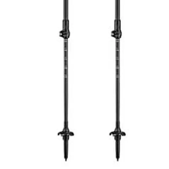 LEKI Black Series Carbon Spaserstokker, Black / black gray / dark anthracite, 100-135cm LEKI Black Series Carbon Spaserstokker, Black / black gray / dark anthracite, 100-135cm
