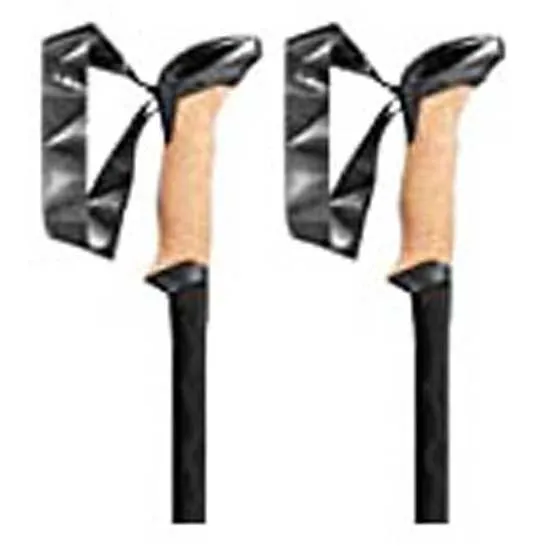 LEKI Black Series Fx Carbon Spaserstokker, Black / natural carbon, 110-130cm LEKI Black Series Fx Carbon Spaserstokker, Black / natural carbon, 110-130cm