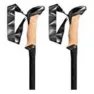 LEKI Black Series Fx Carbon Spaserstokker, Black / natural carbon, 110-130cm