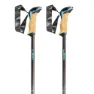 LEKI Cressida As Spaserstokker, Brown metallic / chocolate brown metallic / mint, 90-125cm