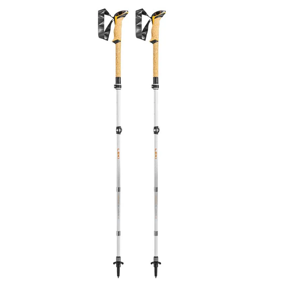 LEKI Cressida Fx Carbon As Spaserstokker, White / mango / silver, 100-120cm LEKI Cressida Fx Carbon As Spaserstokker, White / mango / silver, 100-120cm