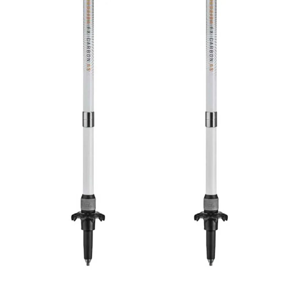 LEKI Cressida Fx Carbon As Spaserstokker, White / mango / silver, 100-120cm LEKI Cressida Fx Carbon As Spaserstokker, White / mango / silver, 100-120cm