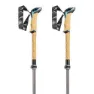 LEKI Cressida Fx Carbon Stolper, Brown metallic / mint / chocolate brown metallic, 100-120cm