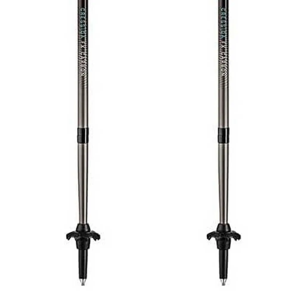LEKI Cressida Fx Carbon Stolper, Brown metallic / mint / chocolate brown metallic, 100-120cm LEKI Cressida Fx Carbon Stolper, Brown metallic / mint / chocolate brown metallic, 100-120cm
