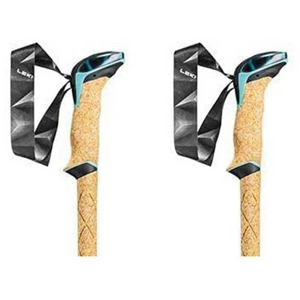 LEKI Cressida Fx Carbon Stolper, Brown metallic / mint / chocolate brown metallic, 100-120cm LEKI Cressida Fx Carbon Stolper, Brown metallic / mint / chocolate brown metallic, 100-120cm