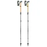 LEKI Cressida Fx Carbon Stolper, Brown metallic / mint / chocolate brown metallic, 100-120cm