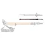 LEKI Cressida Fx Karbonstaver Midtdel 3 110-120 Cm, Multi, 18-16mm