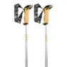 LEKI Cressida Spaserstokker, Mango / white / silver, 90-125cm