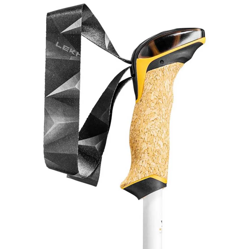LEKI Cressida Spaserstokker, Mango / white / silver, 90-125cm LEKI Cressida Spaserstokker, Mango / white / silver, 90-125cm