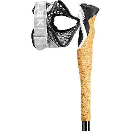 LEKI Cross Trail Lite Carbon Spaserstokker, Black / white / natural carbon, 100-135cm LEKI Cross Trail Lite Carbon Spaserstokker, Black / white / natural carbon, 100-135cm