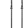 LEKI Cross Trail Lite Carbon Spaserstokker, Black / white / natural carbon, 100-135cm