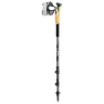 LEKI Cross Trail Lite Ta Spaserstokker, Black / white / light blue, 100-135cm