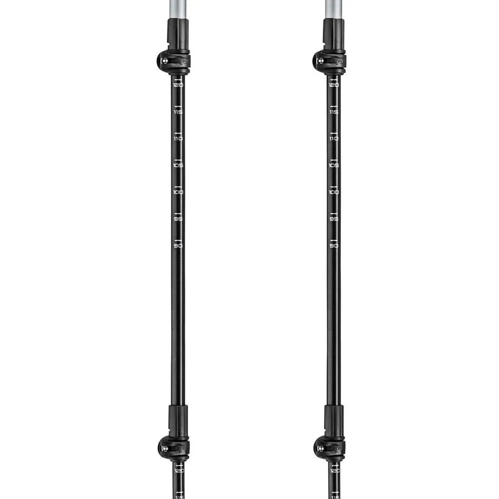 LEKI Jannu Spaserstokker, White / smokegreen / silver, 90-125cm