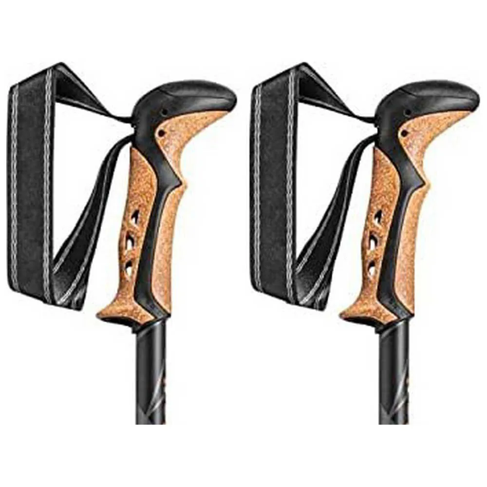 LEKI Khumbu As Spaserstokker, Dark anthracite / orange / black, 110-145cm LEKI Khumbu As Spaserstokker, Dark anthracite / orange / black, 110-145cm