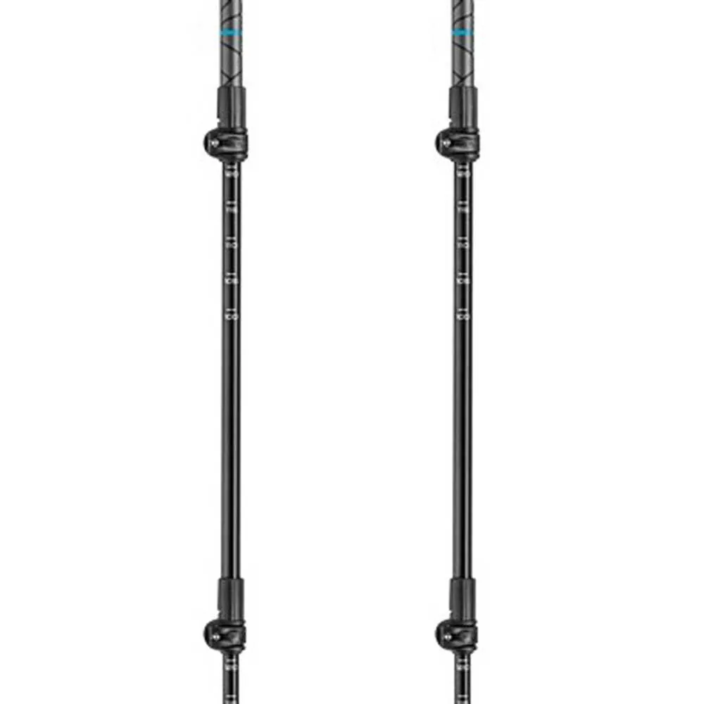 LEKI Khumbu Lite As Spaserstokker, Black / petrol / dark anthracite, 100-135cm LEKI Khumbu Lite As Spaserstokker, Black / petrol / dark anthracite, 100-135cm