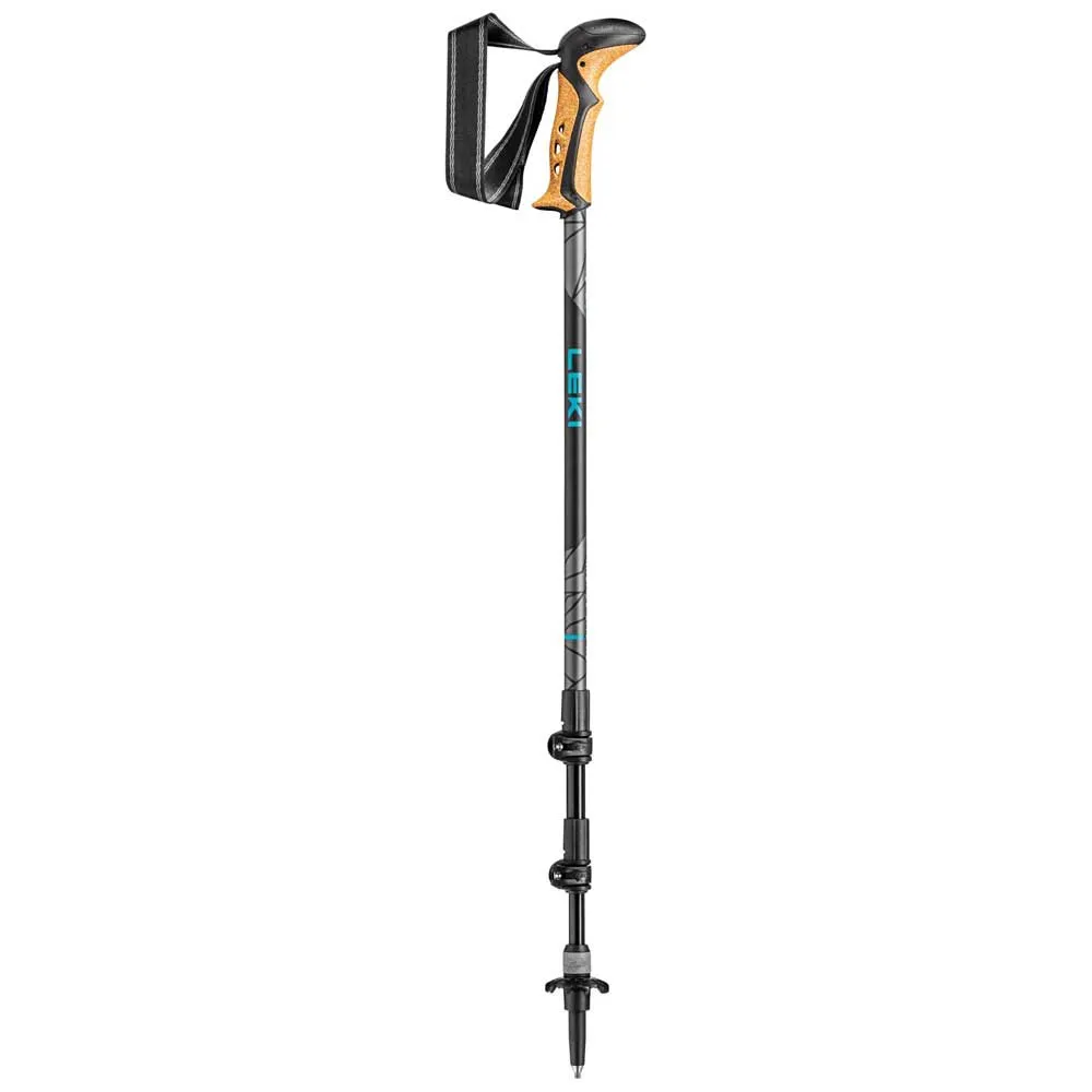 LEKI Khumbu Lite As Spaserstokker, Black / petrol / dark anthracite, 100-135cm LEKI Khumbu Lite As Spaserstokker, Black / petrol / dark anthracite, 100-135cm