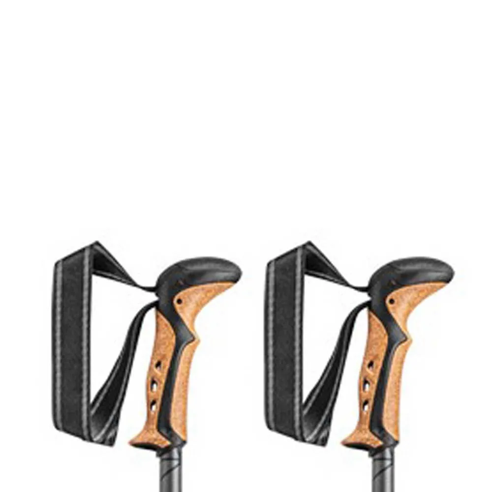 LEKI Khumbu Lite Spaserstokker, Mango / dark anthracite / black, 100-135cm LEKI Khumbu Lite Spaserstokker, Mango / dark anthracite / black, 100-135cm