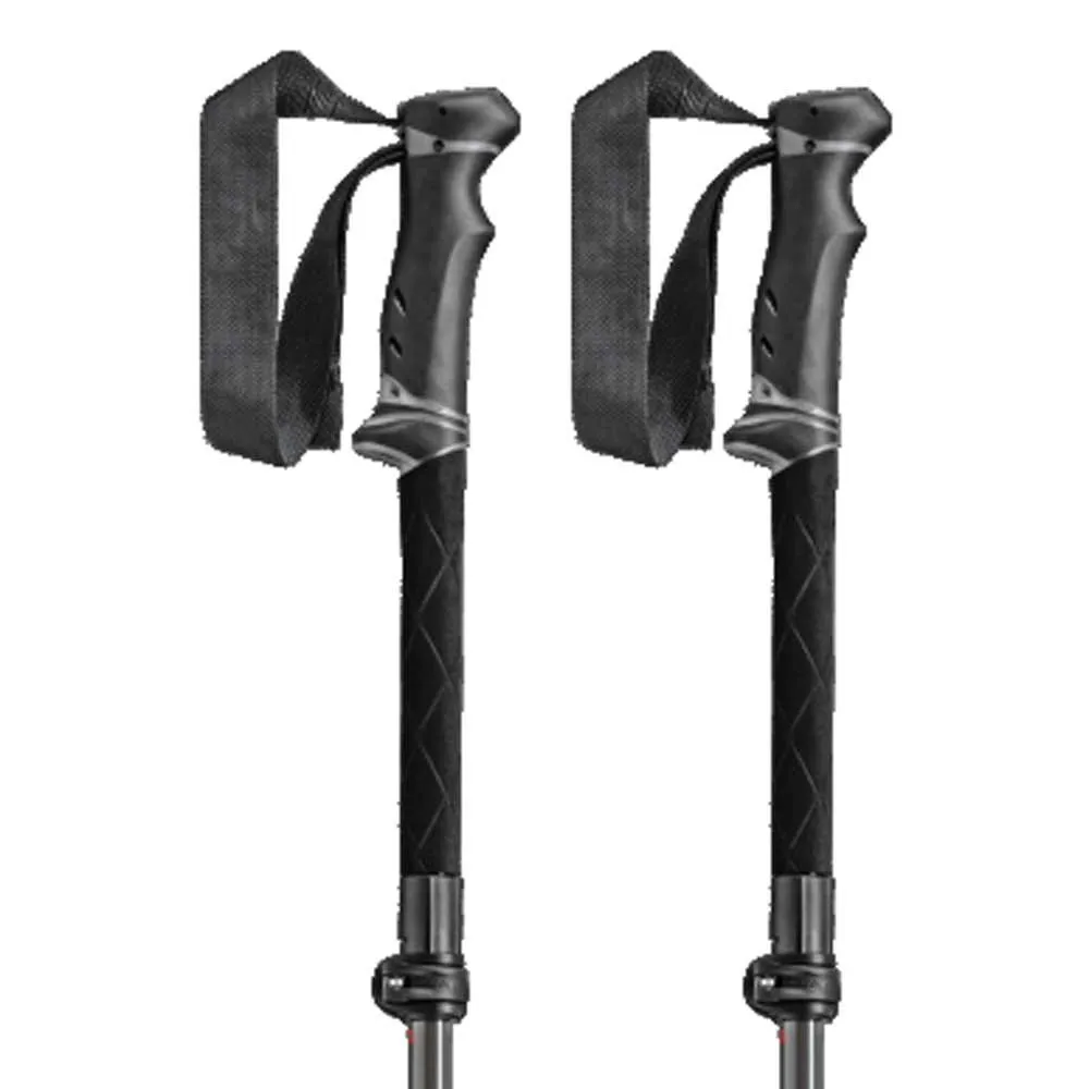 LEKI Legacy Fx Ta Spaserstokker, Silver gray / bright red / black, 110-130cm LEKI Legacy Fx Ta Spaserstokker, Silver gray / bright red / black, 110-130cm