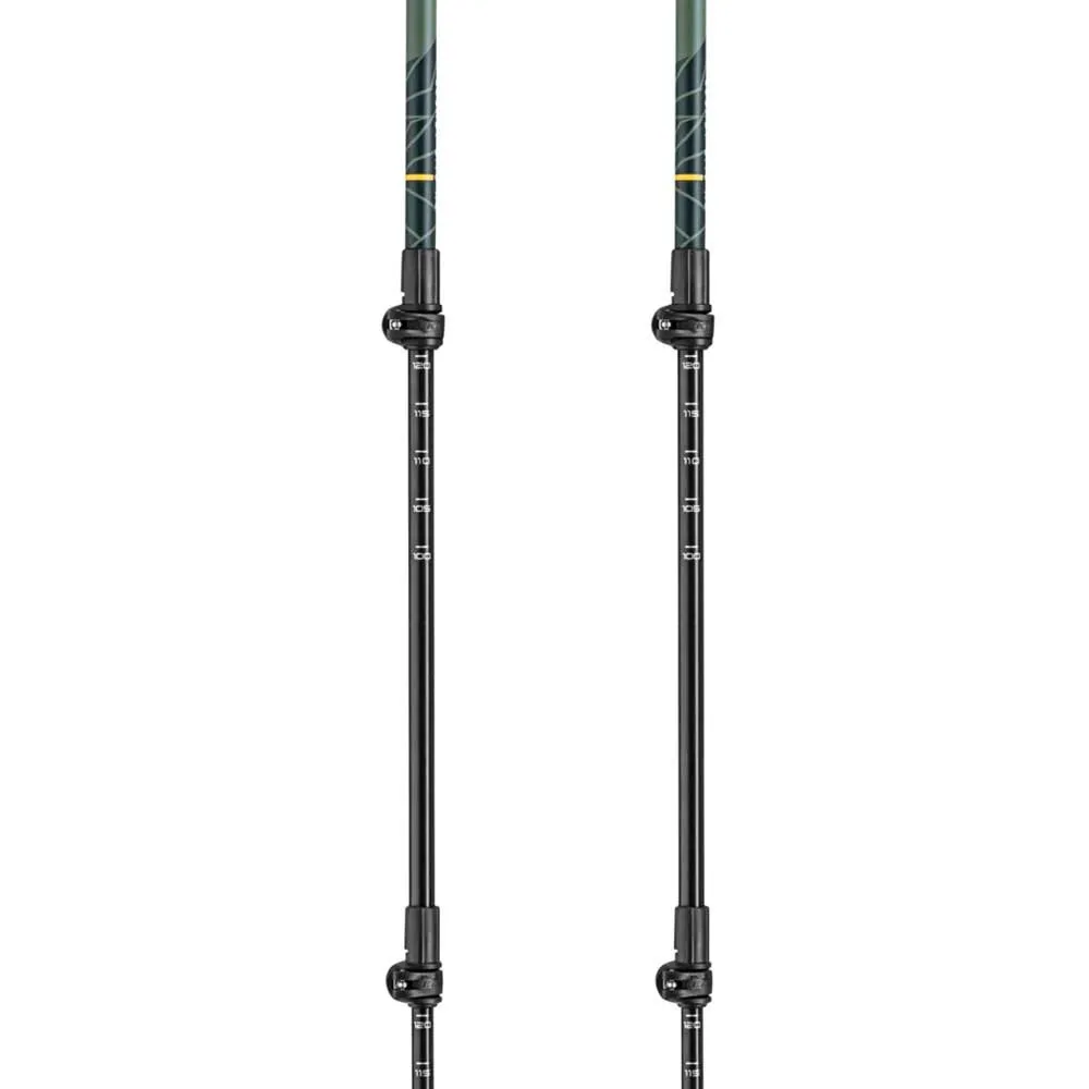 LEKI Legacy Lite As Spaserstokker, Mango / olive green / bottle green, 100-135cm LEKI Legacy Lite As Spaserstokker, Mango / olive green / bottle green, 100-135cm