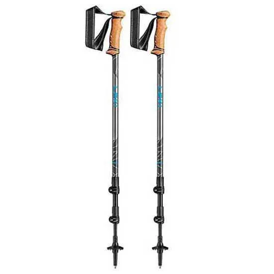 LEKI Legacy Spaserstokker, Light anthracite / petrol / dark anthracite, 110-145cm LEKI Legacy Spaserstokker, Light anthracite / petrol / dark anthracite, 110-145cm