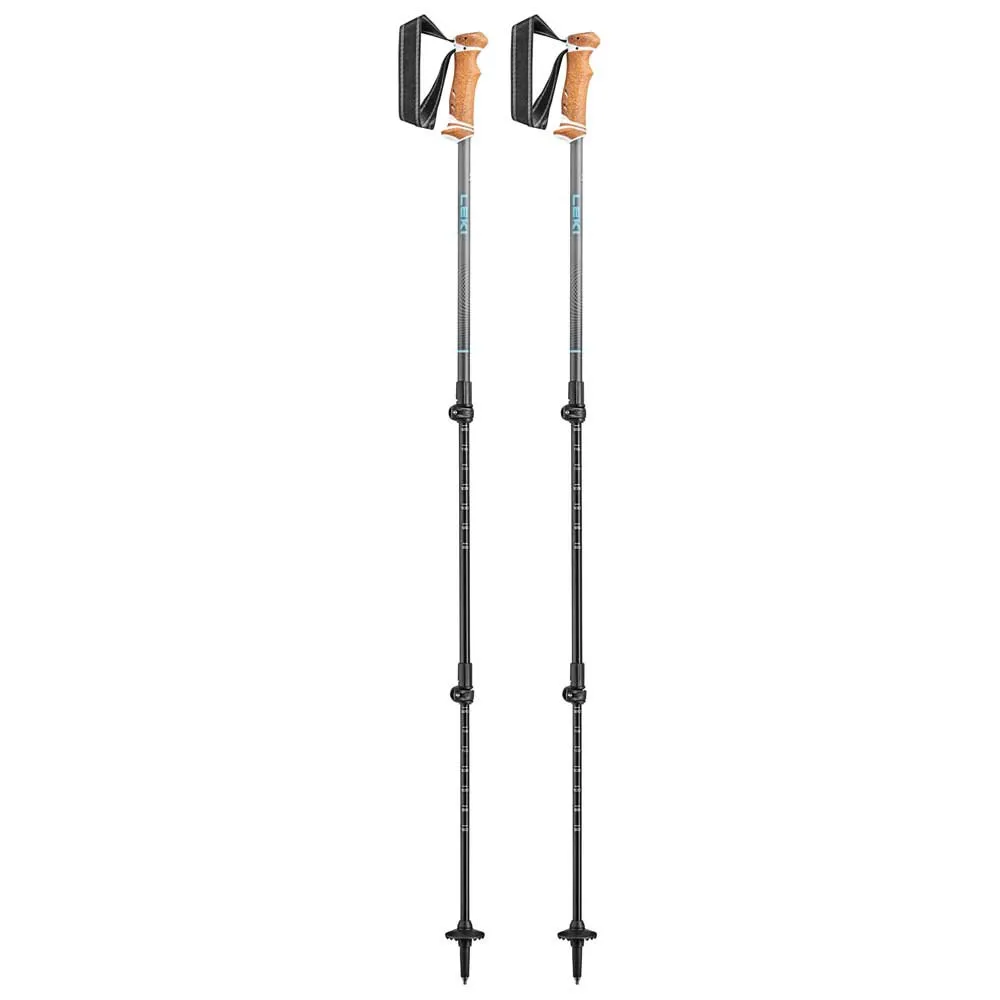LEKI Lhasa Spaserstokker, Mint / dark anthracite / white, 90-125cm LEKI Lhasa Spaserstokker, Mint / dark anthracite / white, 90-125cm