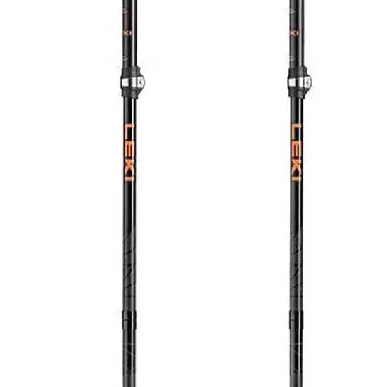 LEKI Makalu Fx Carbon Spaserstokker, Black / orange / natural carbon, 110-130cm LEKI Makalu Fx Carbon Spaserstokker, Black / orange / natural carbon, 110-130cm