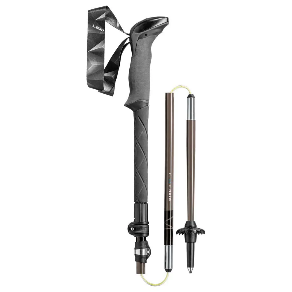 LEKI Makalu Fx Ta Stolper, Petrol / black / silver gray, 110-130cm