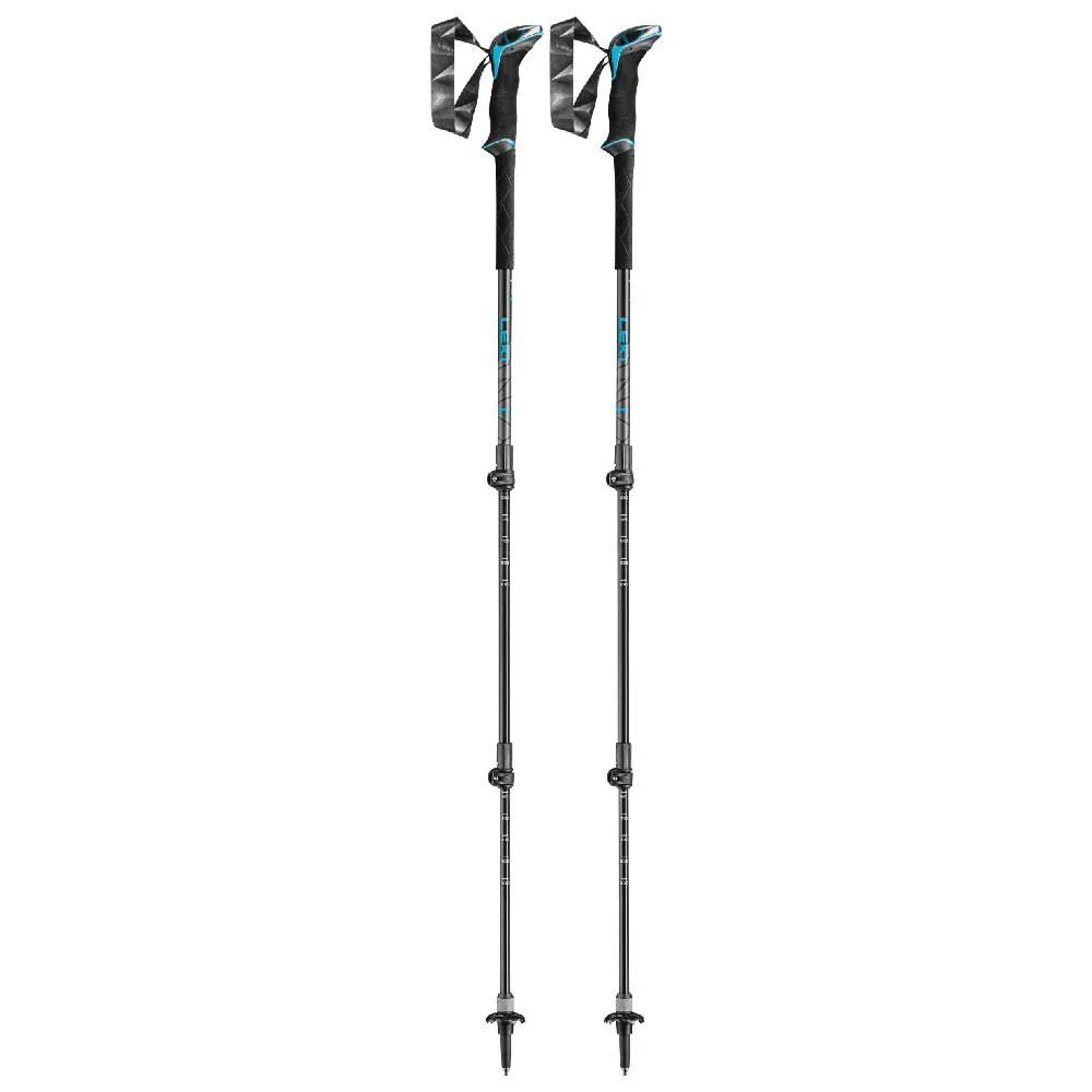 LEKI Makalu Lite As Spaserstokker, Black / dark anthracite / petrol, 100-135cm LEKI Makalu Lite As Spaserstokker, Black / dark anthracite / petrol, 100-135cm