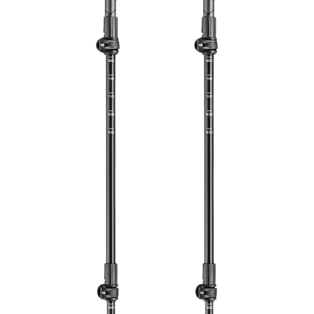 LEKI Makalu Lite As Spaserstokker, Black / dark anthracite / petrol, 100-135cm LEKI Makalu Lite As Spaserstokker, Black / dark anthracite / petrol, 100-135cm
