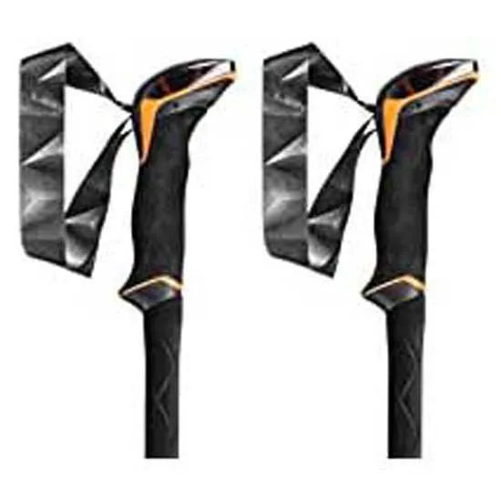 LEKI Makalu Lite Spaserstokker, Orange / black / dark anthracite, 100-135cm LEKI Makalu Lite Spaserstokker, Orange / black / dark anthracite, 100-135cm