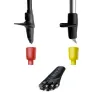 LEKI Rubber Tip Cp Silent Spike Pad Toe Gåstavhetter, Black, One Size