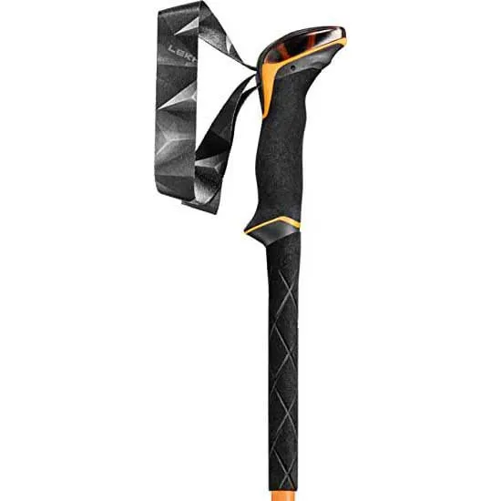 LEKI Sherpa Lite Spaserstokker, Neon orange / black / denim blue, 100-135cm LEKI Sherpa Lite Spaserstokker, Neon orange / black / denim blue, 100-135cm