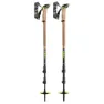 LEKI Sherpa Spaserstokker, Dark anthracite / copper / neon yellow, 110-145cm