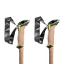 LEKI Sherpa Spaserstokker, Dark anthracite / copper / neon yellow, 110-145cm