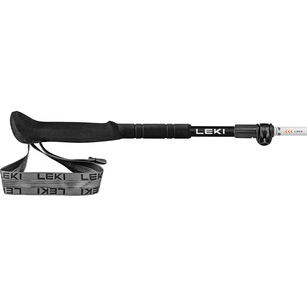 LEKI Skytera Fx Carbon Sl Compact Spaserstokker, White / black / orange, 100-120cm