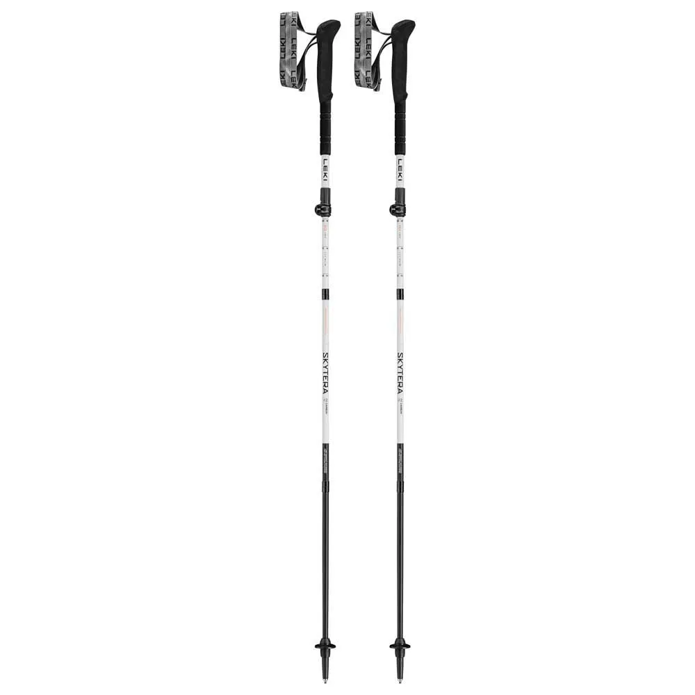 LEKI Skytera Fx Carbon Sl Spaserstokker, White / black / orange, 110-130cm