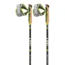 LEKI Smart Pacemaker Spaserstokker, Dark anthracite / black / green yellow, 105cm