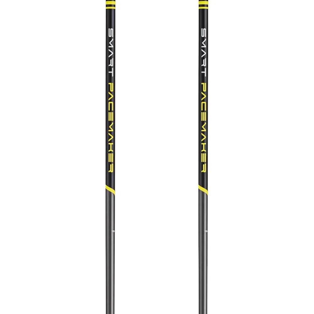 LEKI Smart Pacemaker Spaserstokker, Dark anthracite / black / green yellow, 105cm LEKI Smart Pacemaker Spaserstokker, Dark anthracite / black / green yellow, 105cm