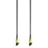 LEKI Smart Pacemaker Spaserstokker, Dark anthracite / black / green yellow, 105cm