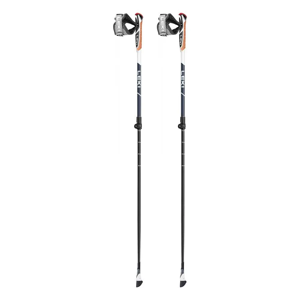 LEKI Smart Supreme Spaserstokker, Black / navy blue, 110-130cm LEKI Smart Supreme Spaserstokker, Black / navy blue, 110-130cm