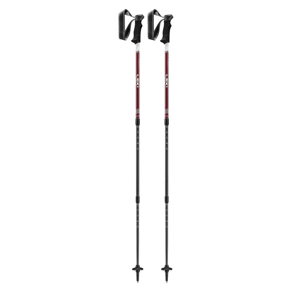 LEKI Trail Lite Spaserstokker, Tamarillo / white, 100-135cm LEKI Trail Lite Spaserstokker, Tamarillo / white, 100-135cm