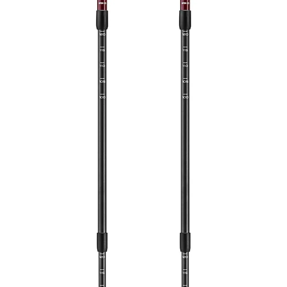 LEKI Trail Lite Spaserstokker, Tamarillo / white, 100-135cm LEKI Trail Lite Spaserstokker, Tamarillo / white, 100-135cm
