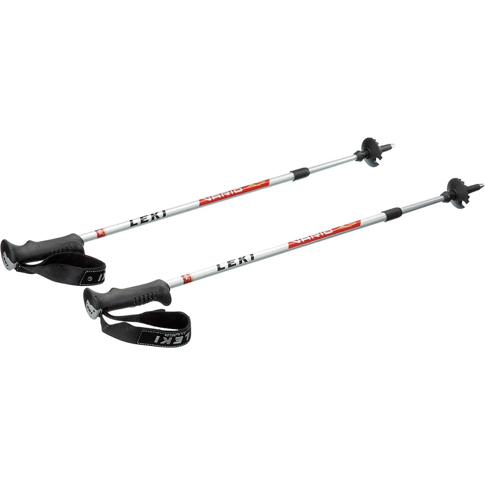 LEKI Trekker Xs Spaserstokker, White / red, 110cm LEKI Trekker Xs Spaserstokker, White / red, 110cm