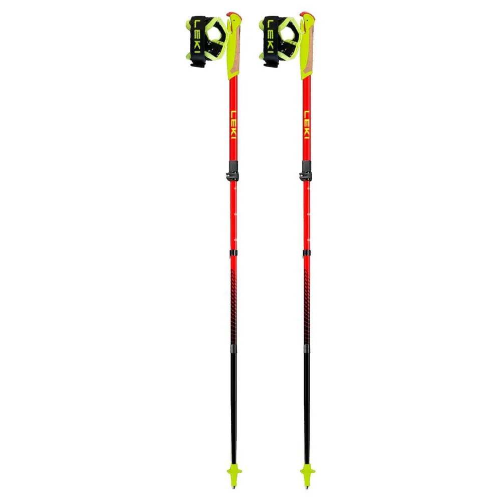 LEKI Ultratrail Fx Junior Staver, Red / black, 95-110cm LEKI Ultratrail Fx Junior Staver, Red / black, 95-110cm